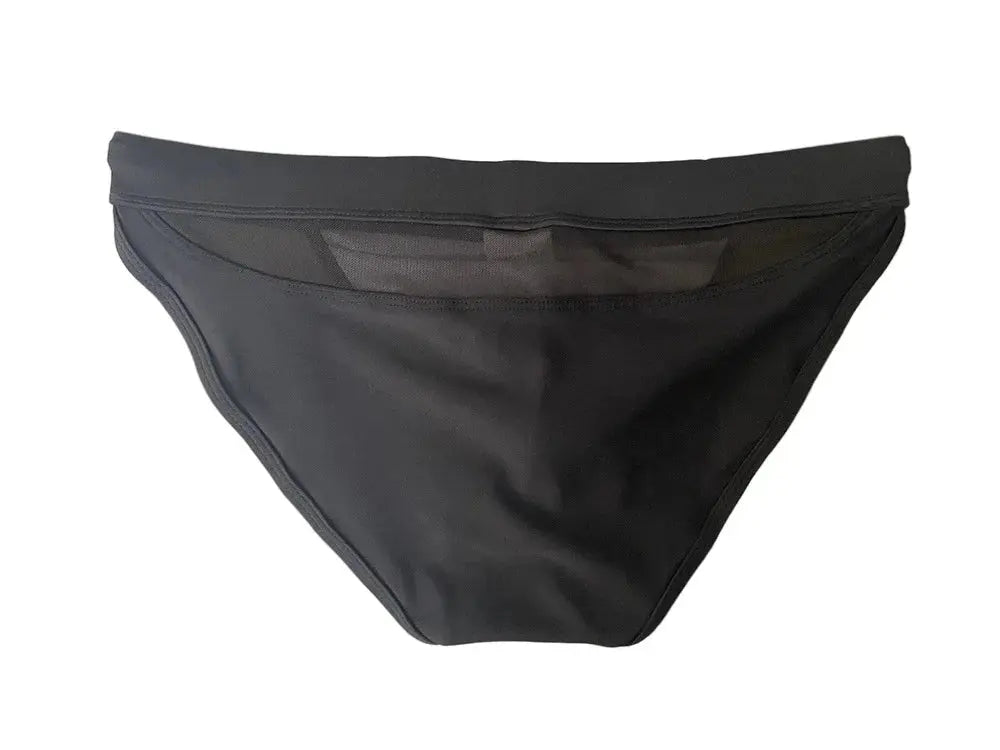 Mesh Micro Bikini Swim Briefs - WOWihte