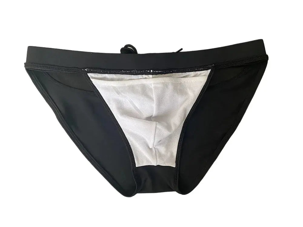 Mesh Micro Bikini Swim Briefs - WOWihte