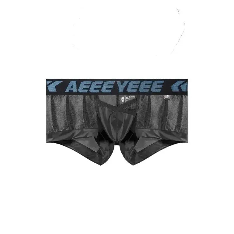 Mesh Splice Boxer Shorts - WOWihte