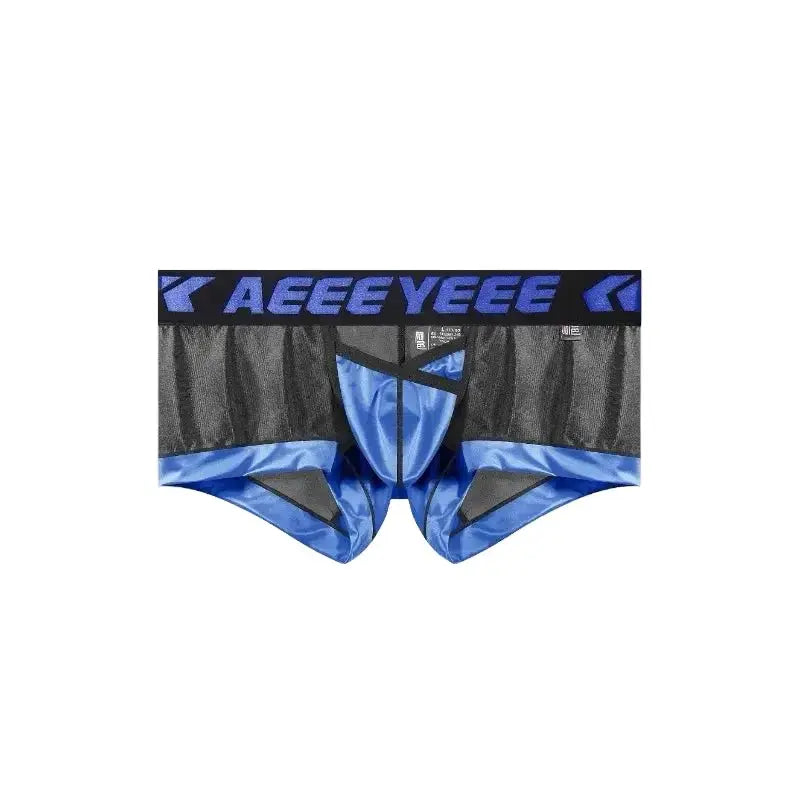 Mesh Splice Boxer Shorts - WOWihte