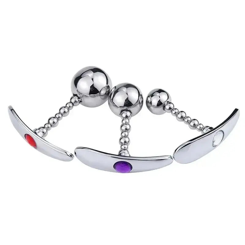 Metal Anal Plug Set - WOWihte