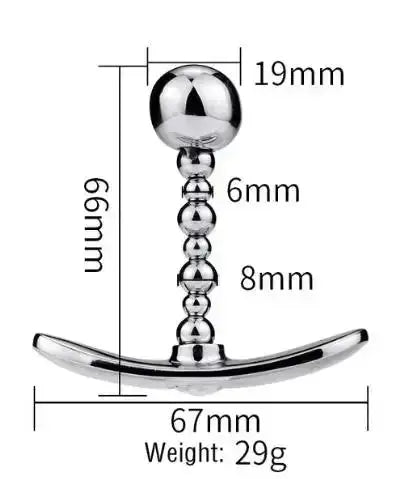 Metal Anal Plug Set - WOWihte