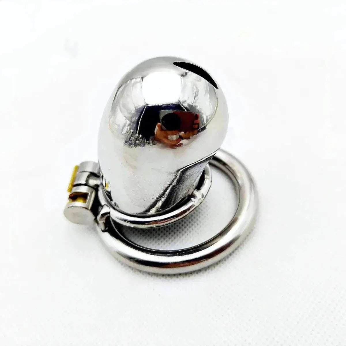 Metal Anti - Shedding Chastity Cage - WOWihte