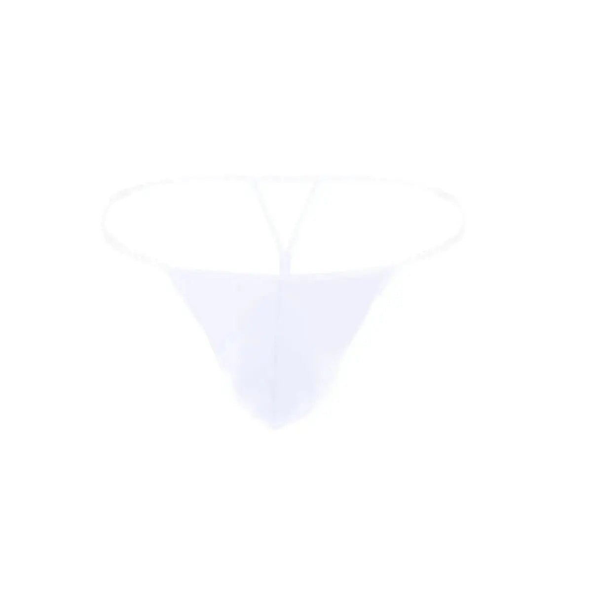 Metal Chain Ice Silk Thong - WOWihte