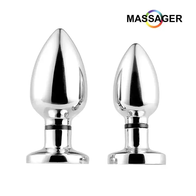 Metal Electric Shock Anal Plug - WOWihte