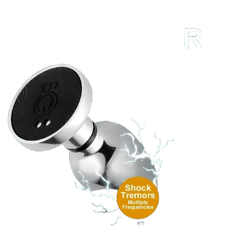 Metal Electric Shock Anal Plug - WOWihte