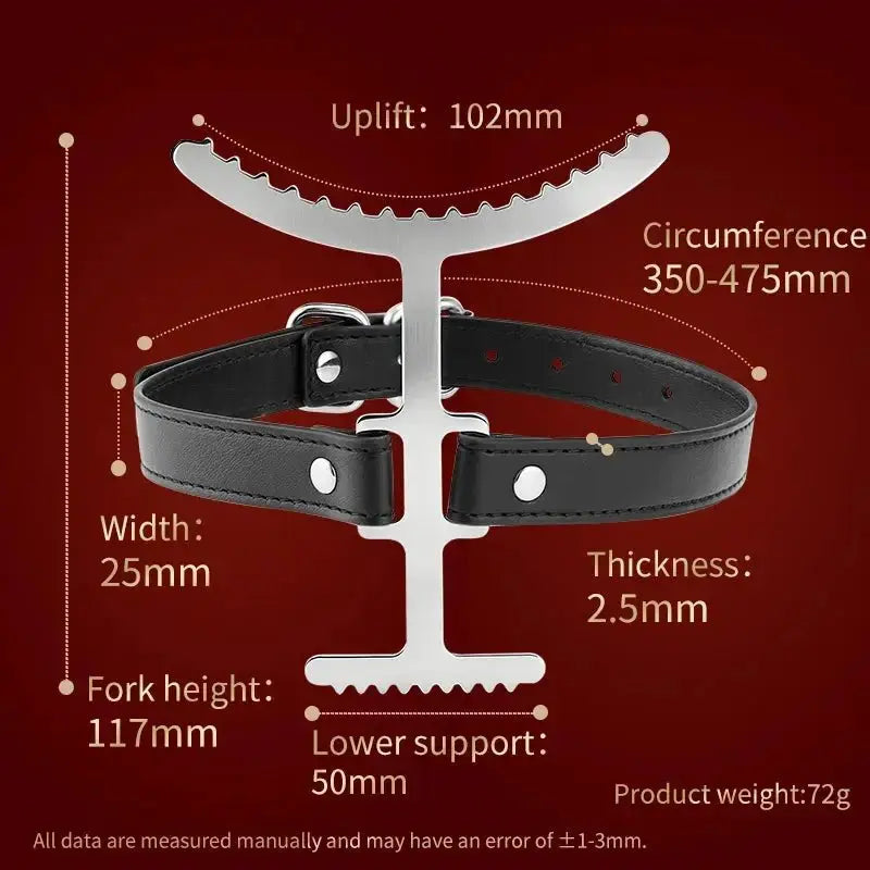 Metal Neck Restraint Collar - WOWihte