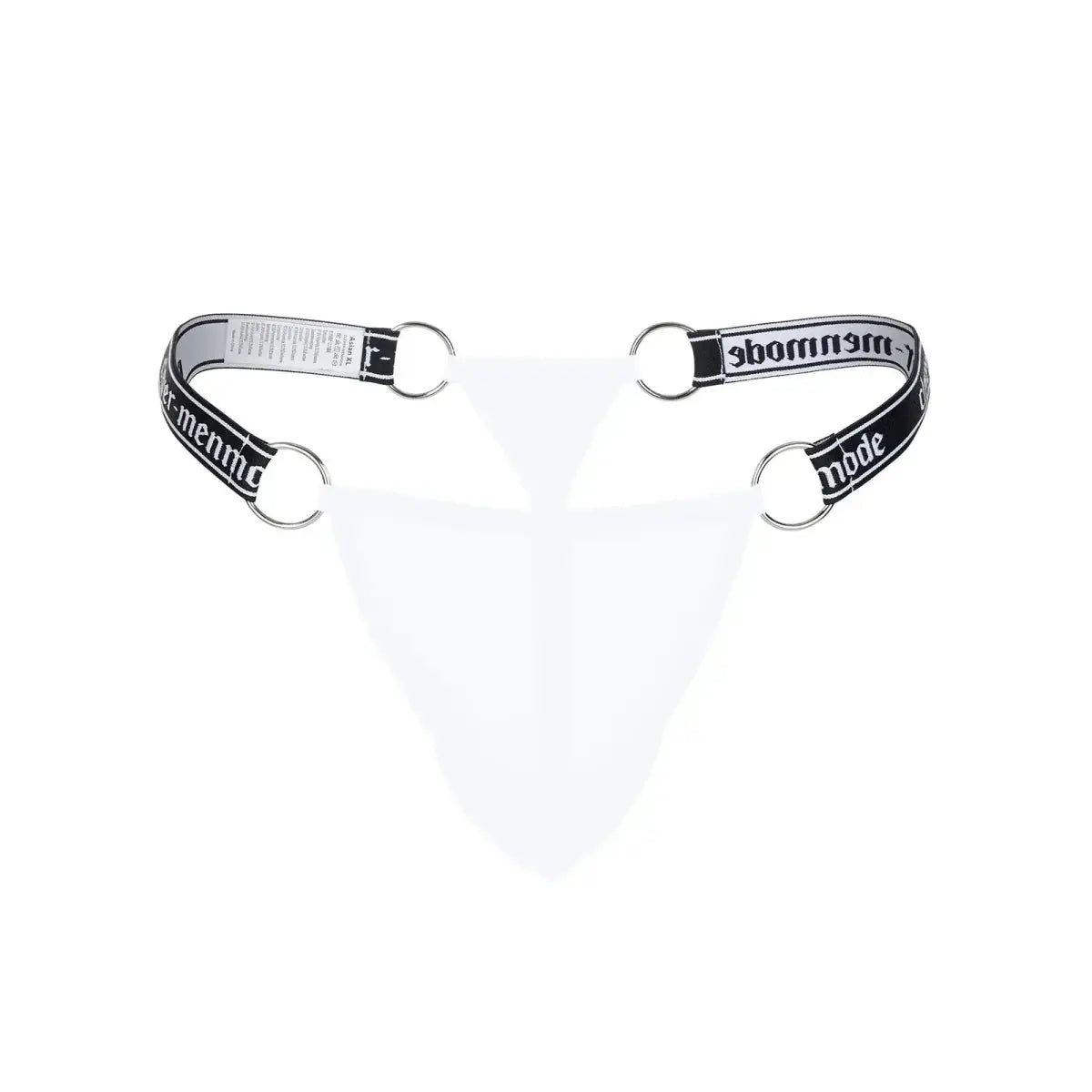 Metal Ring Ice Silk Thongs - WOWihte
