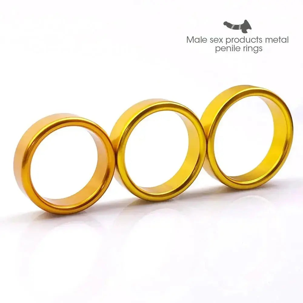 Metal Scrotal Restraint Ring Set - WOWihte