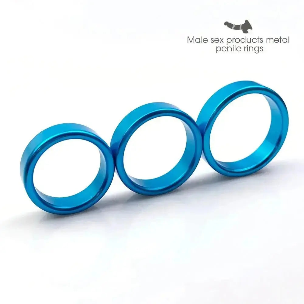 Metal Scrotal Restraint Ring Set - WOWihte