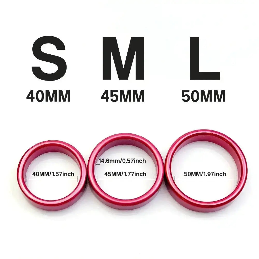 Metal Scrotal Restraint Ring Set - WOWihte