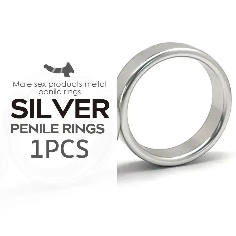 Metal Scrotal Restraint Ring Set - WOWihte