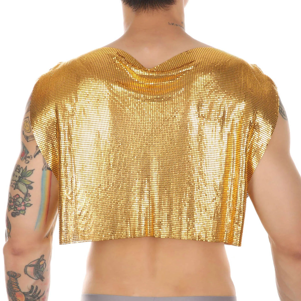 Metallic Tank Top for Men - WOWihte