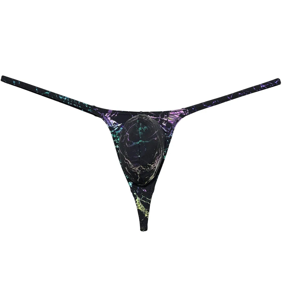 Micro Pouch Men's Swim Thong Briefs - WOWihte