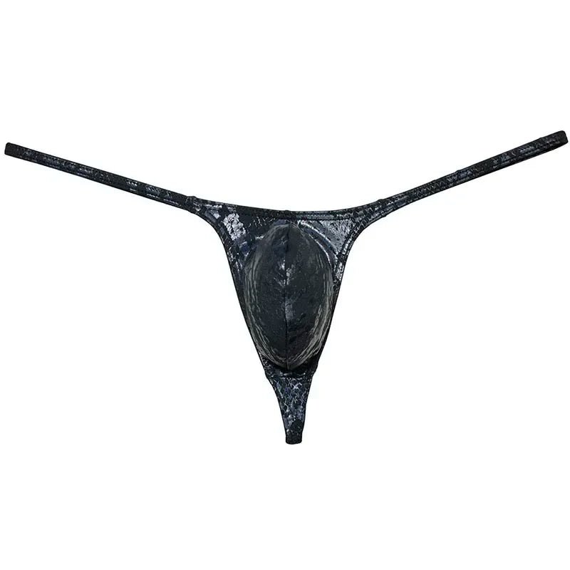 Micro Pouch Men's Swim Thong Briefs - WOWihte