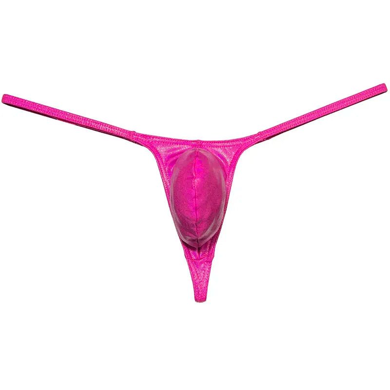 Micro Pouch Men's Swim Thong Briefs - WOWihte