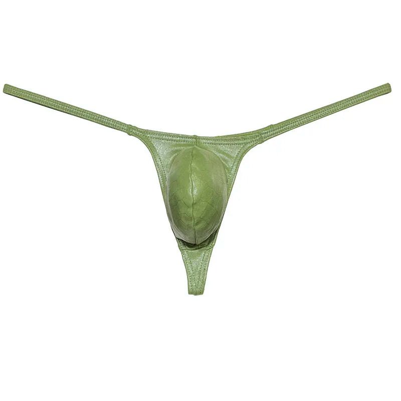 Micro Pouch Men's Swim Thong Briefs - WOWihte