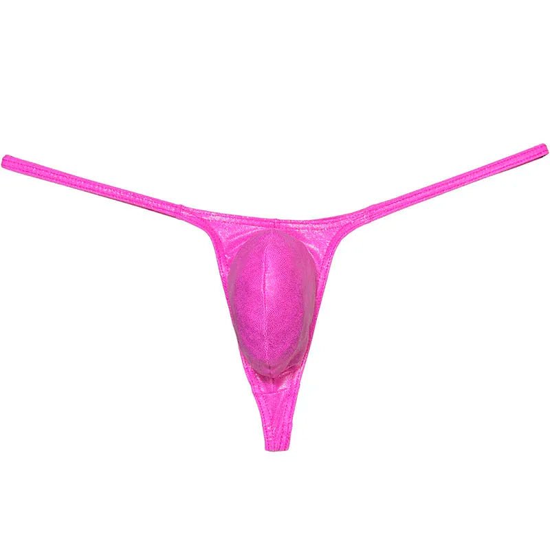 Micro Pouch Men's Swim Thong Briefs - WOWihte