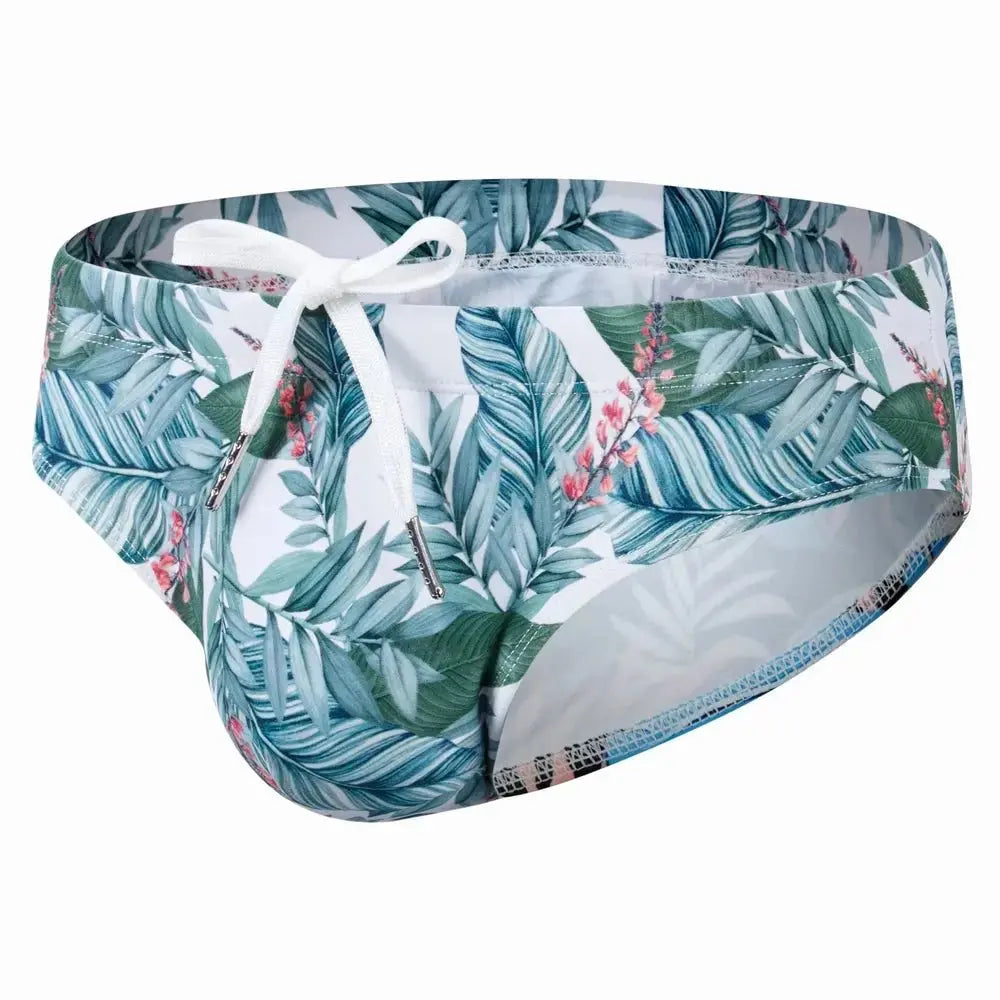 Multicolor Push-Up Swim Trunks - WOWihte
