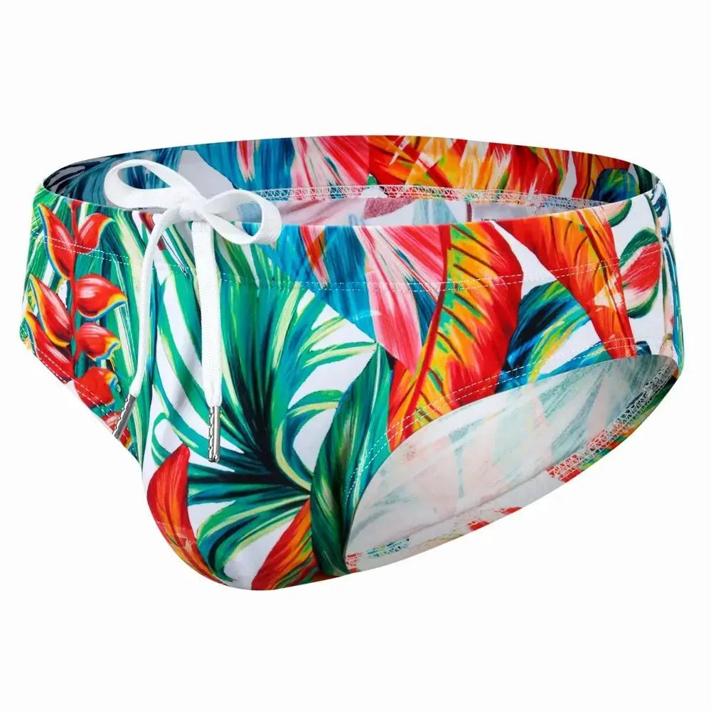 Multicolor Push-Up Swim Trunks - WOWihte
