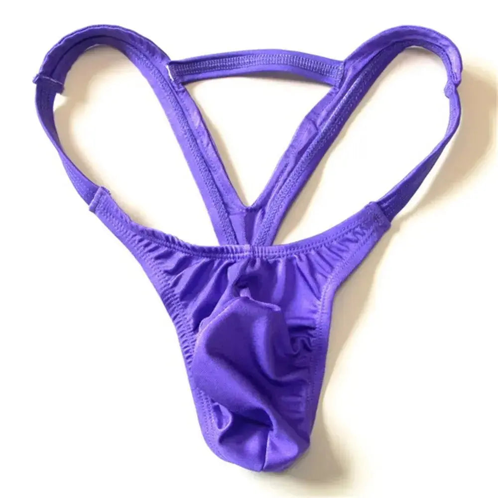 Open String Jock Strap Thong - WOWihte
