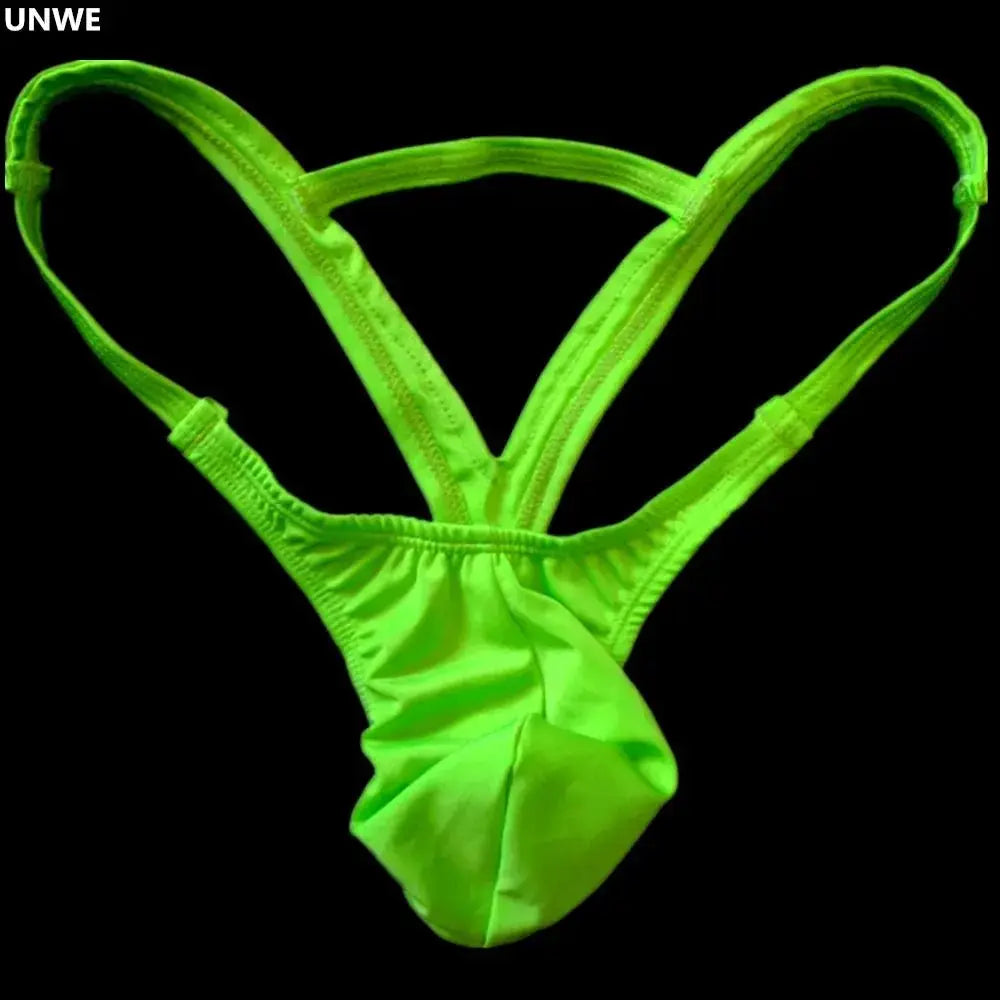 Open String Jock Strap Thong - WOWihte