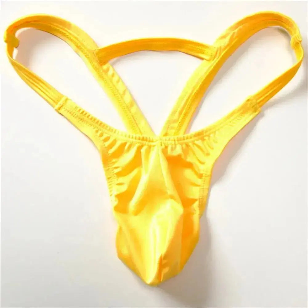 Open String Jock Strap Thong - WOWihte
