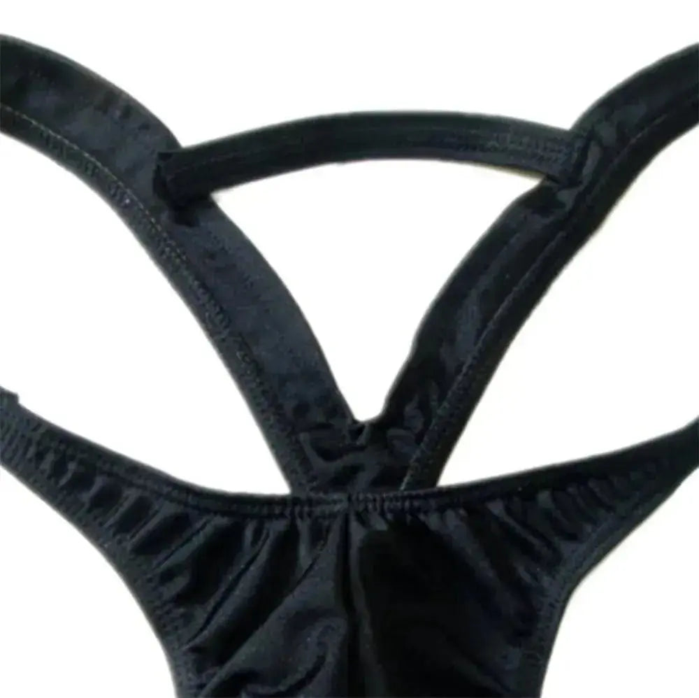 Open String Jock Strap Thong - WOWihte