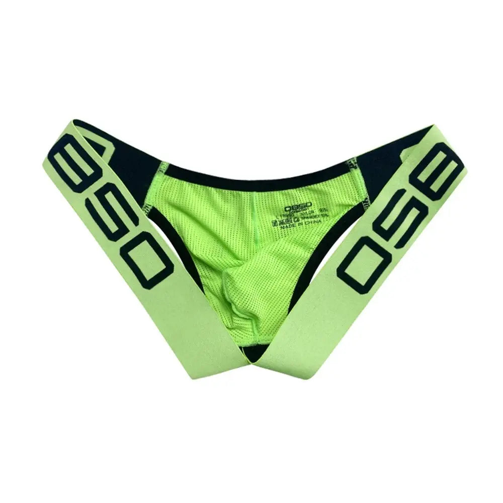 ORLVS Men's Quick - Dry Mesh Thong - WOWihte