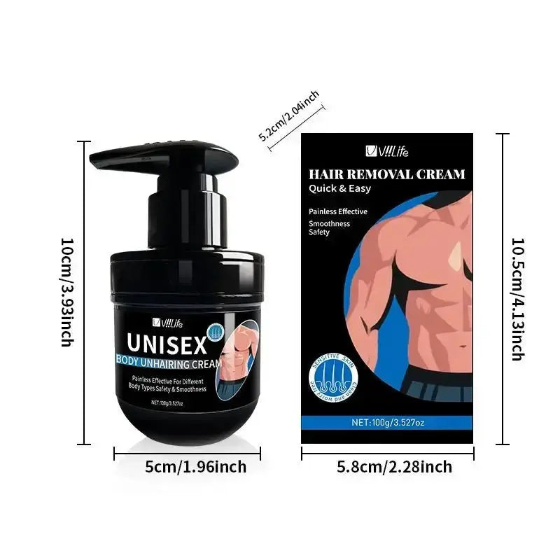 Painless Men's Hair Removal Cream - WOWihte