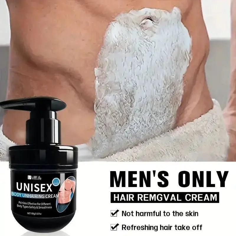 Painless Men's Hair Removal Cream - WOWihte