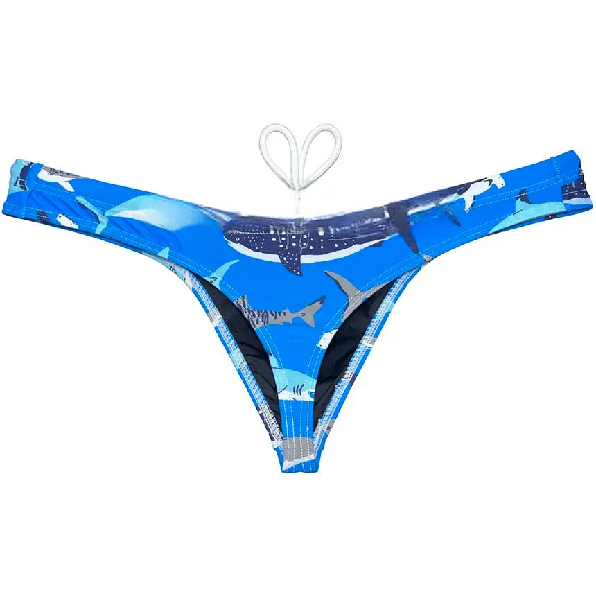 Polychrome Bikini Swim Thong - WOWihte