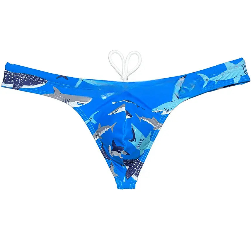Polychrome Bikini Swim Thong - WOWihte