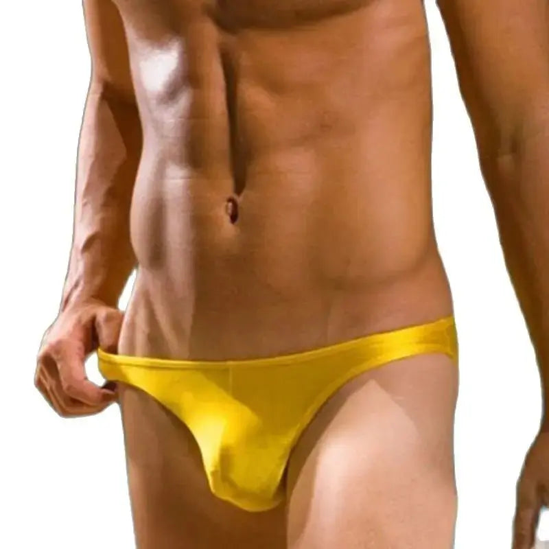 Pouch Bikini Swim Briefs - WOWihte