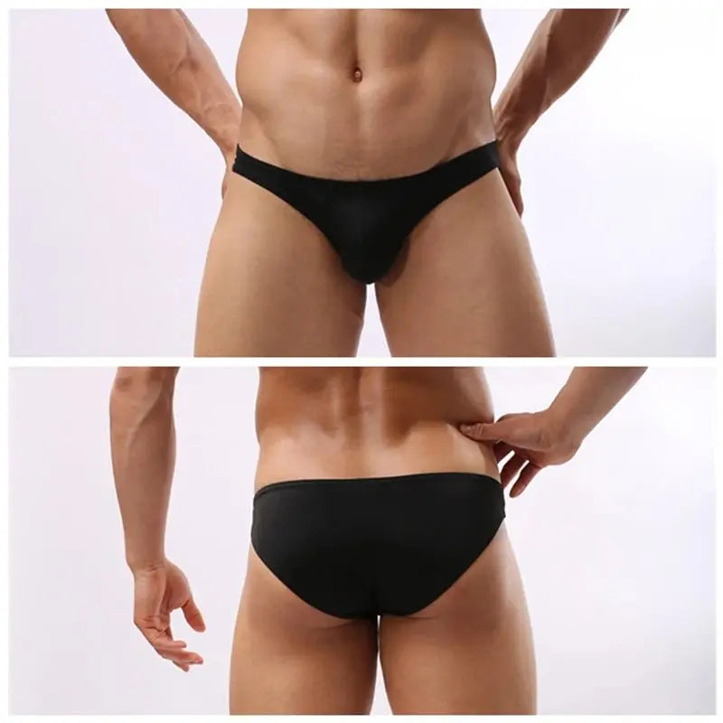 Pouch Bikini Swim Briefs - WOWihte