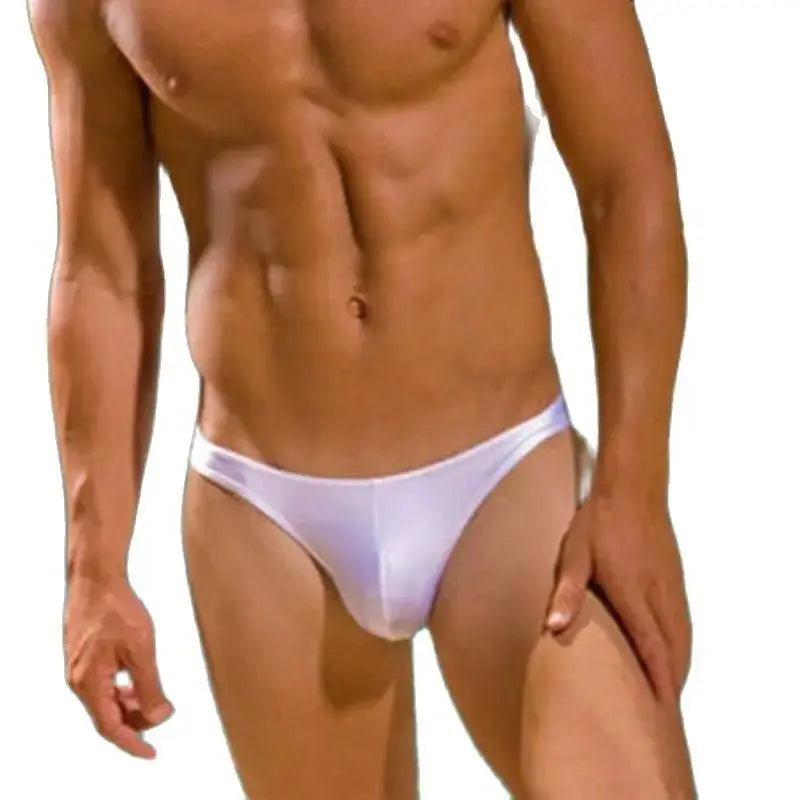 Pouch Bikini Swim Briefs - WOWihte