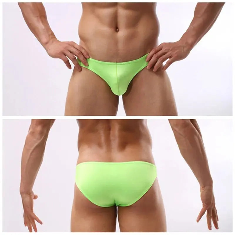 Pouch Bikini Swim Briefs - WOWihte