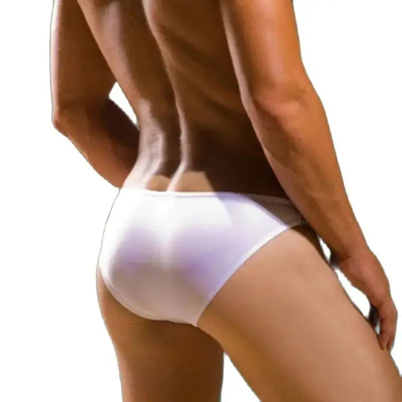 Pouch Bikini Swim Briefs - WOWihte