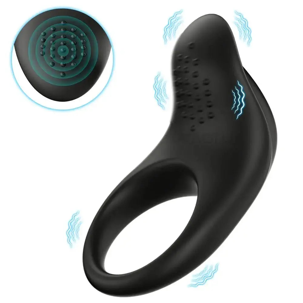 Powerful Vibrating Enhancement Ring Device - WOWihte
