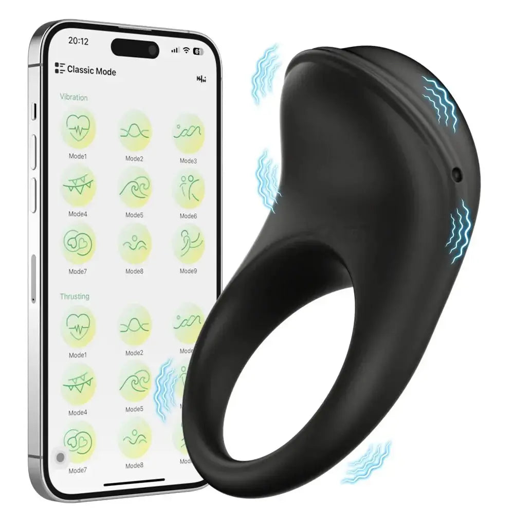 Powerful Vibrating Enhancement Ring Device - WOWihte