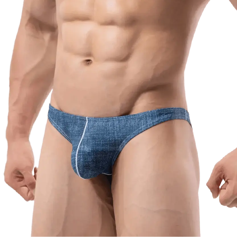 Premium Jean Fabric U - Convex Briefs - WOWihte