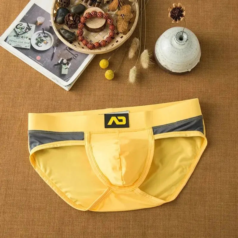 Premium Milk Silk Print Briefs - WOWihte