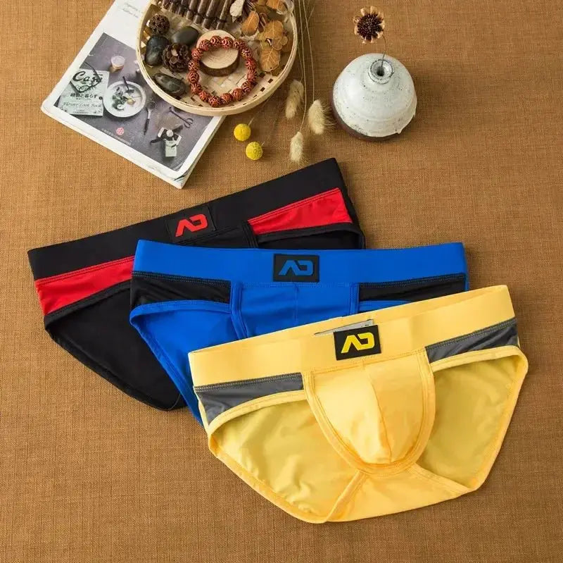 Premium Milk Silk Print Briefs - WOWihte