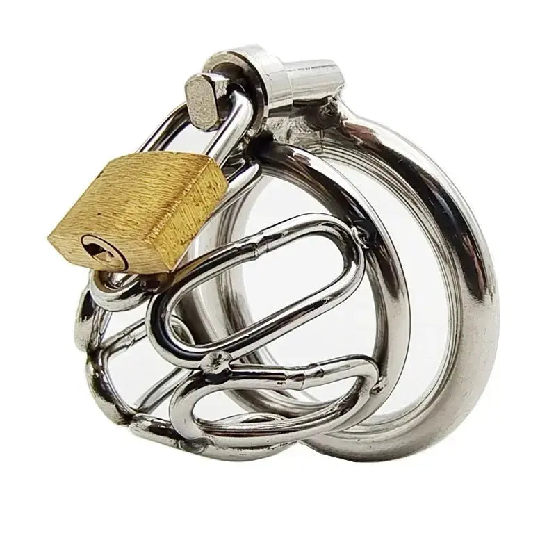 Premium Stainless Steel Chastity Device - WOWihte