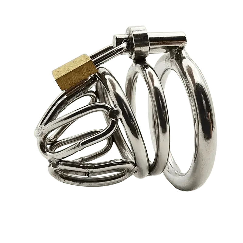 Premium Stainless Steel Chastity Device - WOWihte