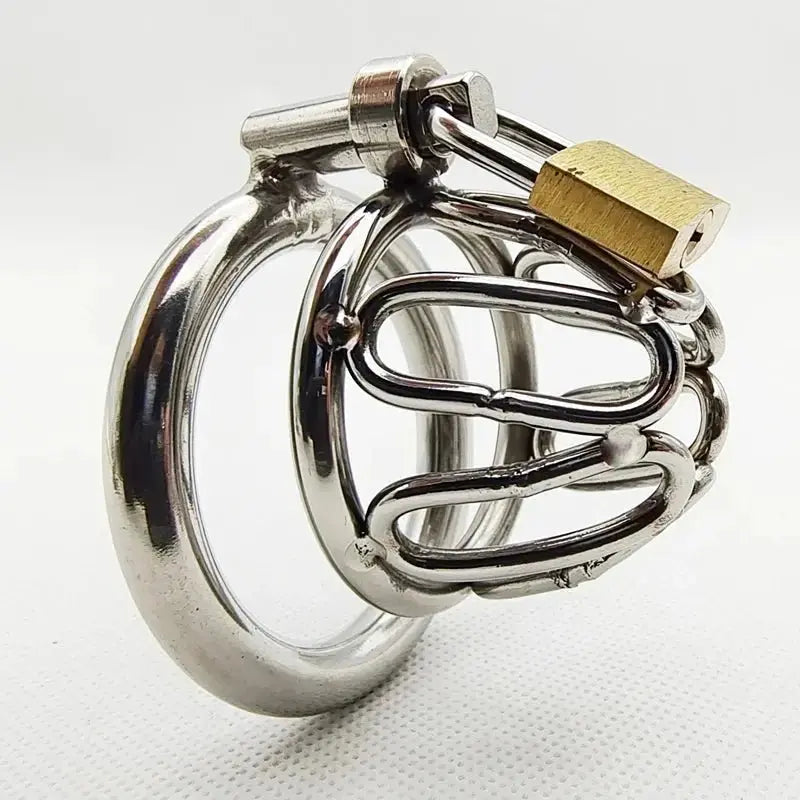Premium Stainless Steel Chastity Device - WOWihte