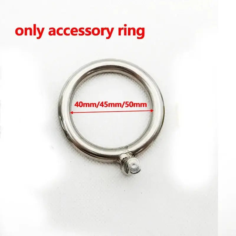 Premium Stainless Steel Chastity Device - WOWihte
