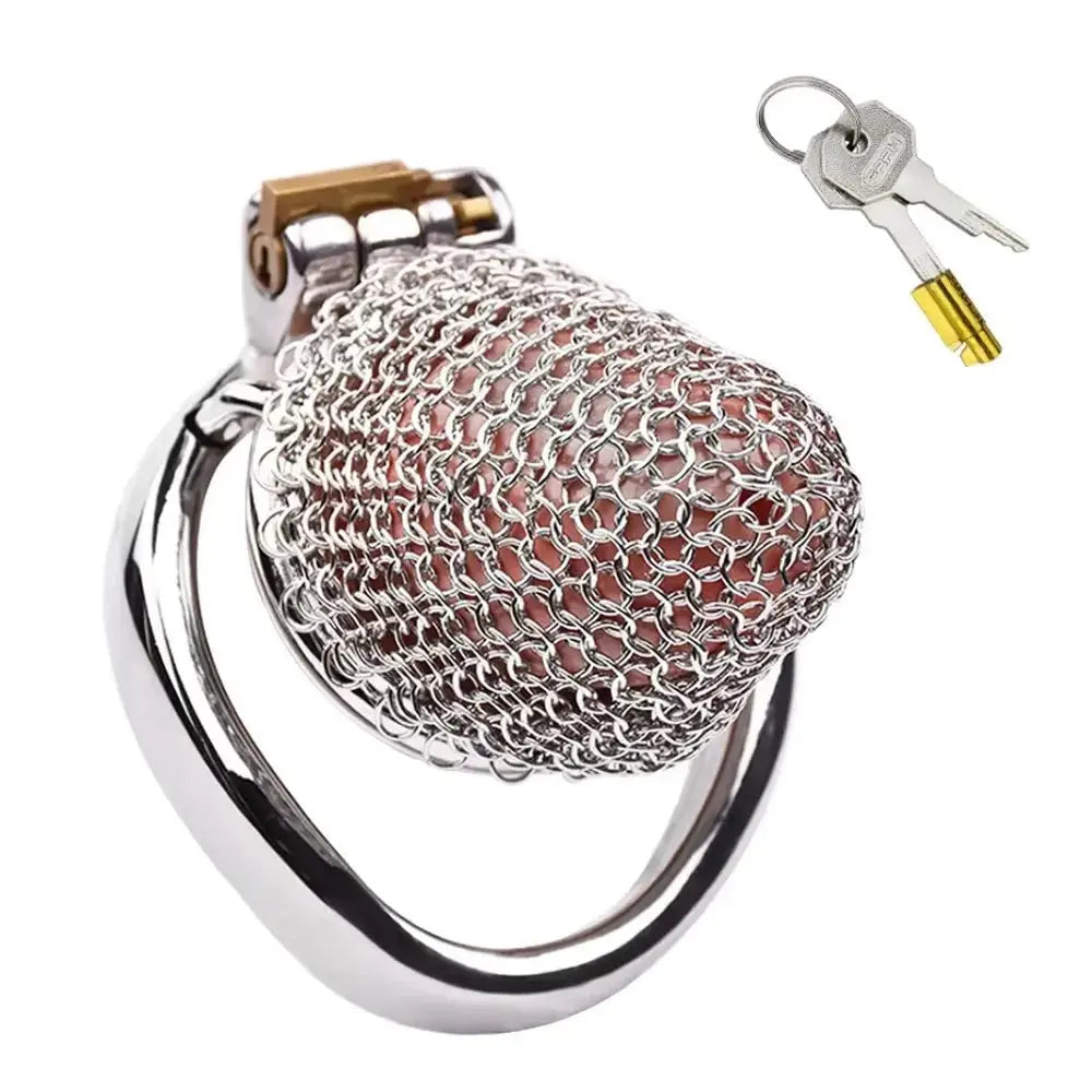Premium Stainless Steel Chastity Device - WOWihte
