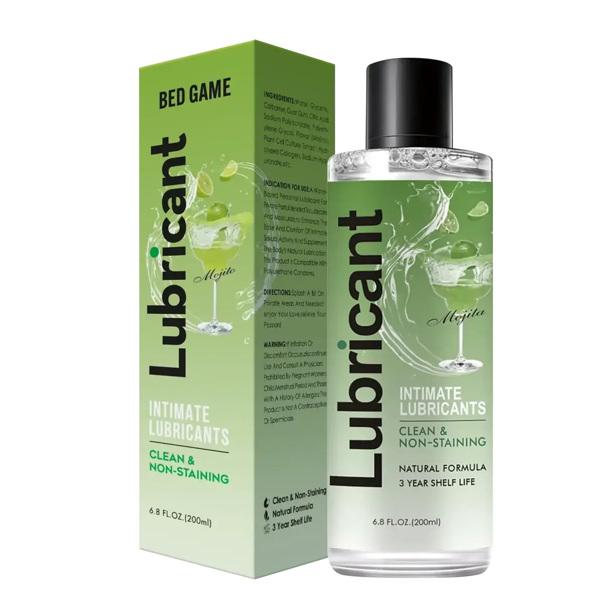 Premium Water - Based Intimate Lubricant 6.8oz - WOWihte