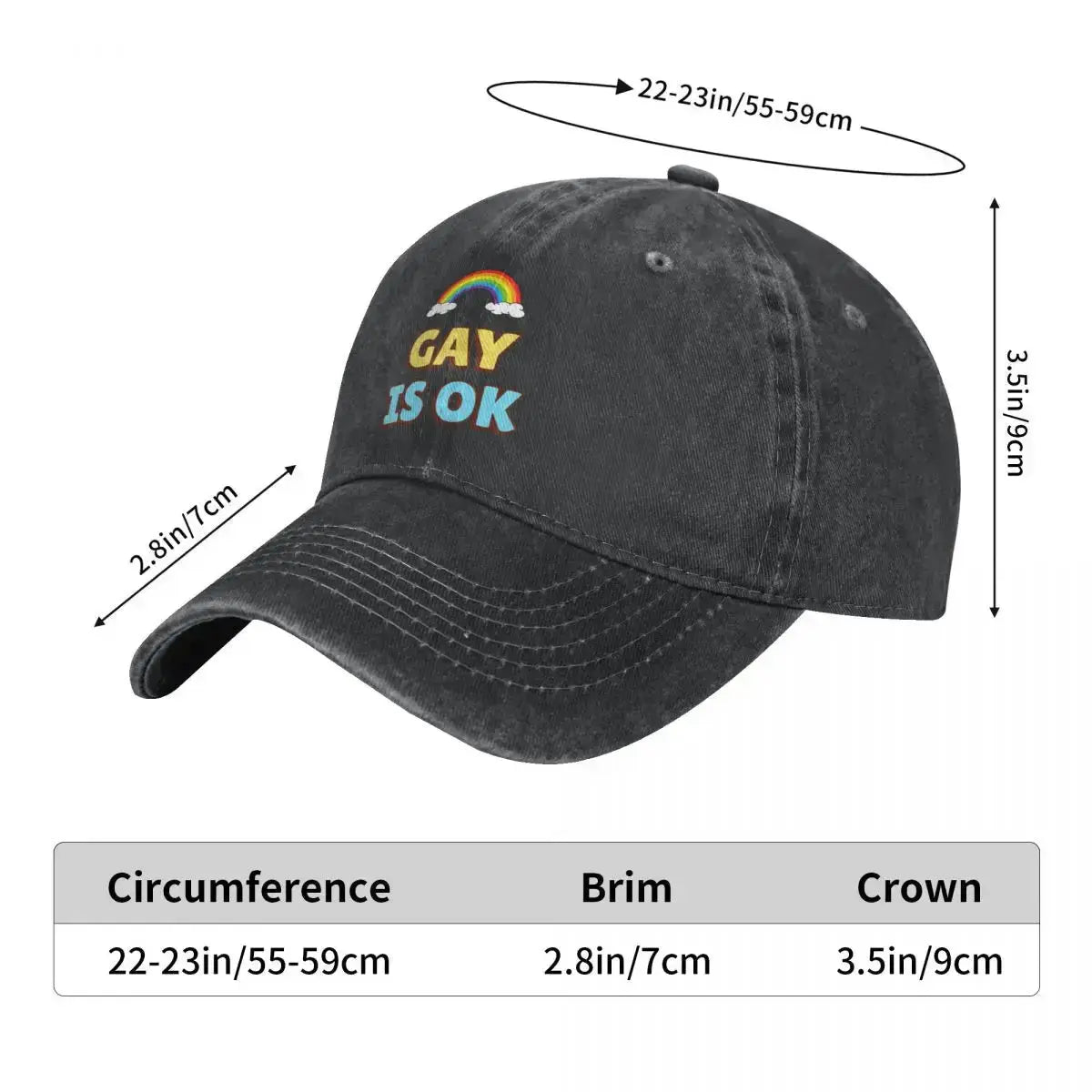 Pride LGBT Snapback Baseball Cap - WOWihte